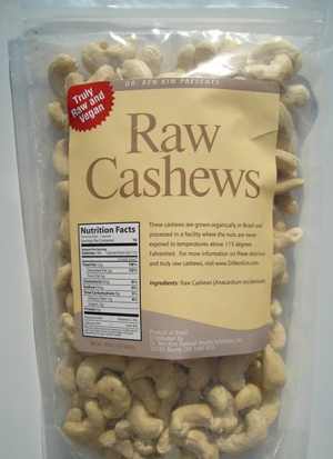Raw, Organic Cashews